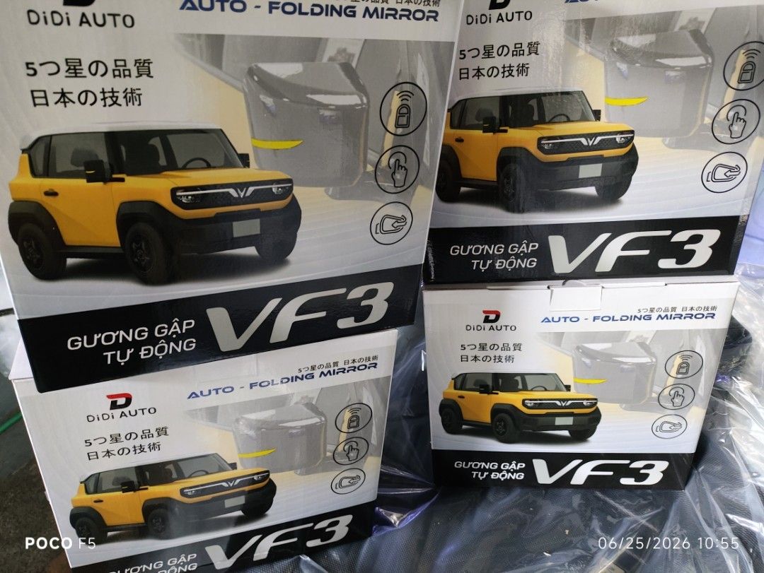 Vinfast VF3 foldable mirrors (Category: Mirrors) located in Antipolo. Submitted by noblehawk.82e609 (Listing ID 1454573466, Image 3). Description: Toys for the big boys vinfast VF3 custom foldable side mirror mop gcash or bpi online shipping yes buyer shoulders Lalamove for Metro Manila Jrs for provincial DM if interested.