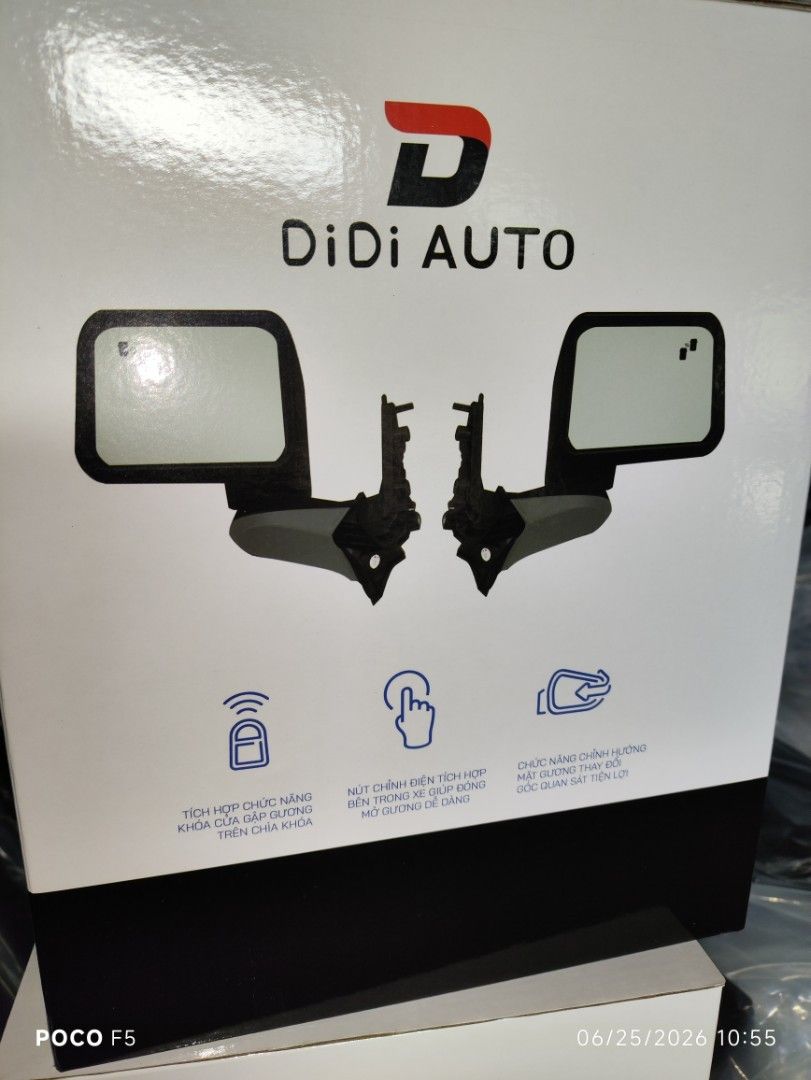 Vinfast VF3 foldable mirrors (Category: Mirrors) located in Antipolo. Submitted by noblehawk.82e609 (Listing ID 1454573466, Image 2). Description: Toys for the big boys vinfast VF3 custom foldable side mirror mop gcash or bpi online shipping yes buyer shoulders Lalamove for Metro Manila Jrs for provincial DM if interested.