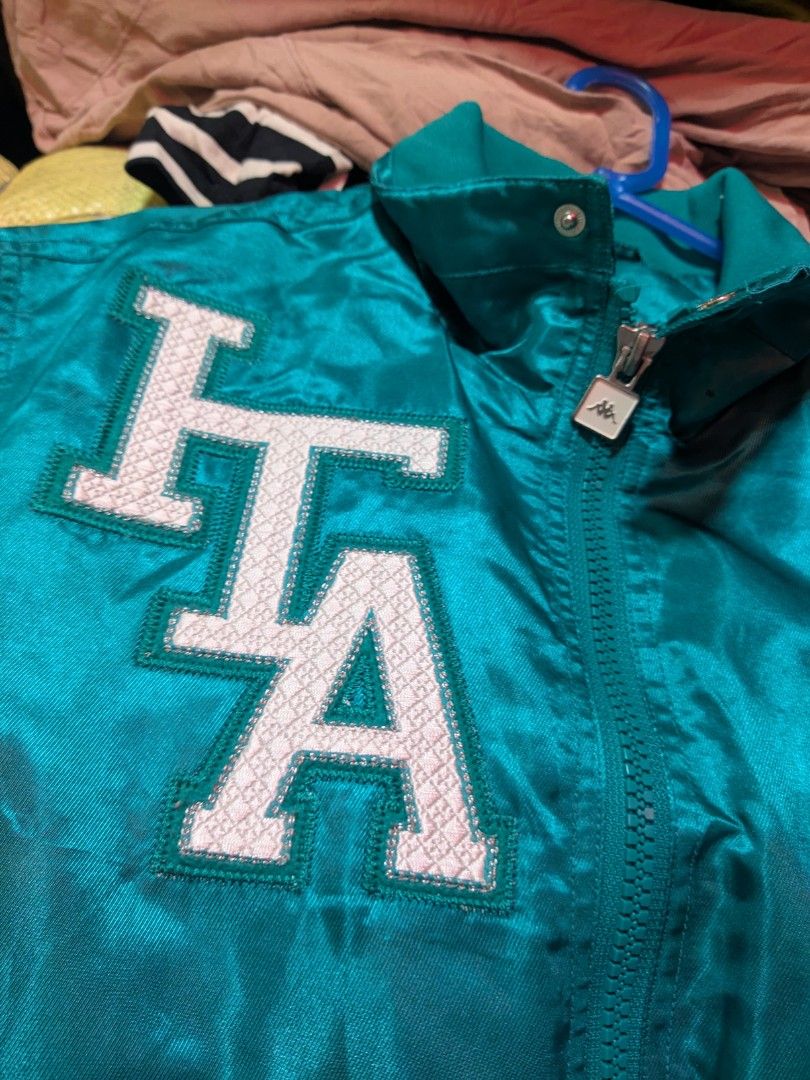 Vintage Kappa Italia Teal Track Jacket (Category: Coats, Jackets and Outerwear) located in Ozamiz City. Submitted by drithrft (Listing ID 1454561291, Image 2). Description: Size Medium on tag.