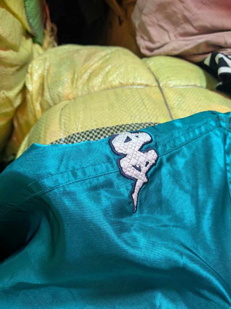Vintage Kappa Italia Teal Track Jacket (Category: Coats, Jackets and Outerwear) located in Ozamiz City. Submitted by drithrft (Listing ID 1454561291, Image 3). Description: Size Medium on tag.