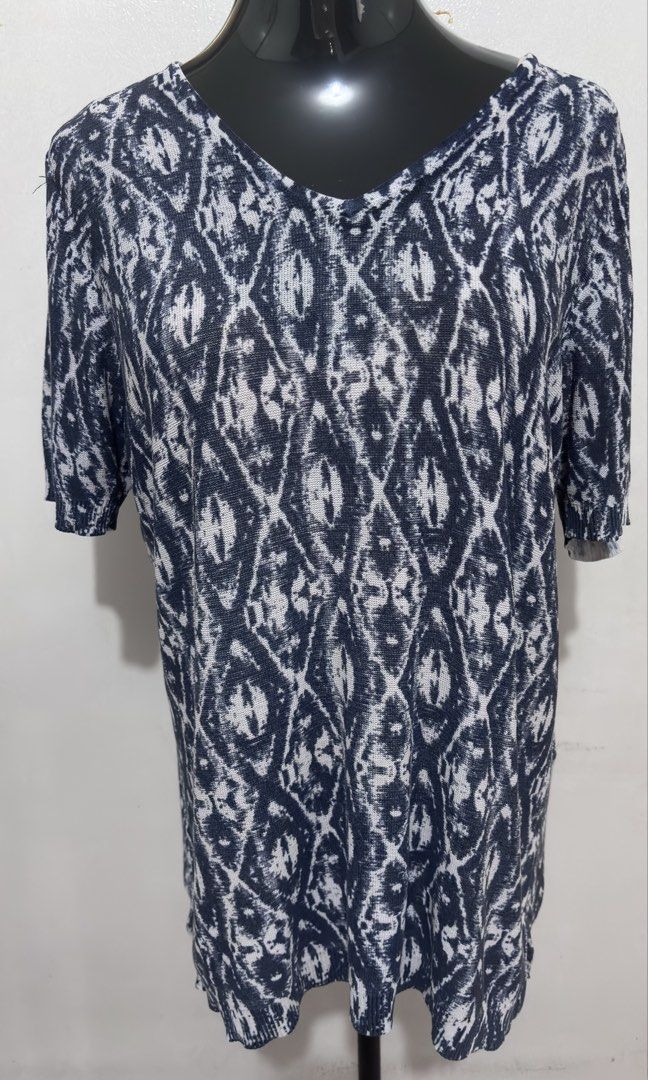 Women Blouses (Category: Blouses) located in Pasig City. Submitted by Atv26 (Listing ID 1454643271, Image 2). Description: Bust Width : 20 inches Length : 26 inches Color rate 10/10 May pag ka knitted ang tela..