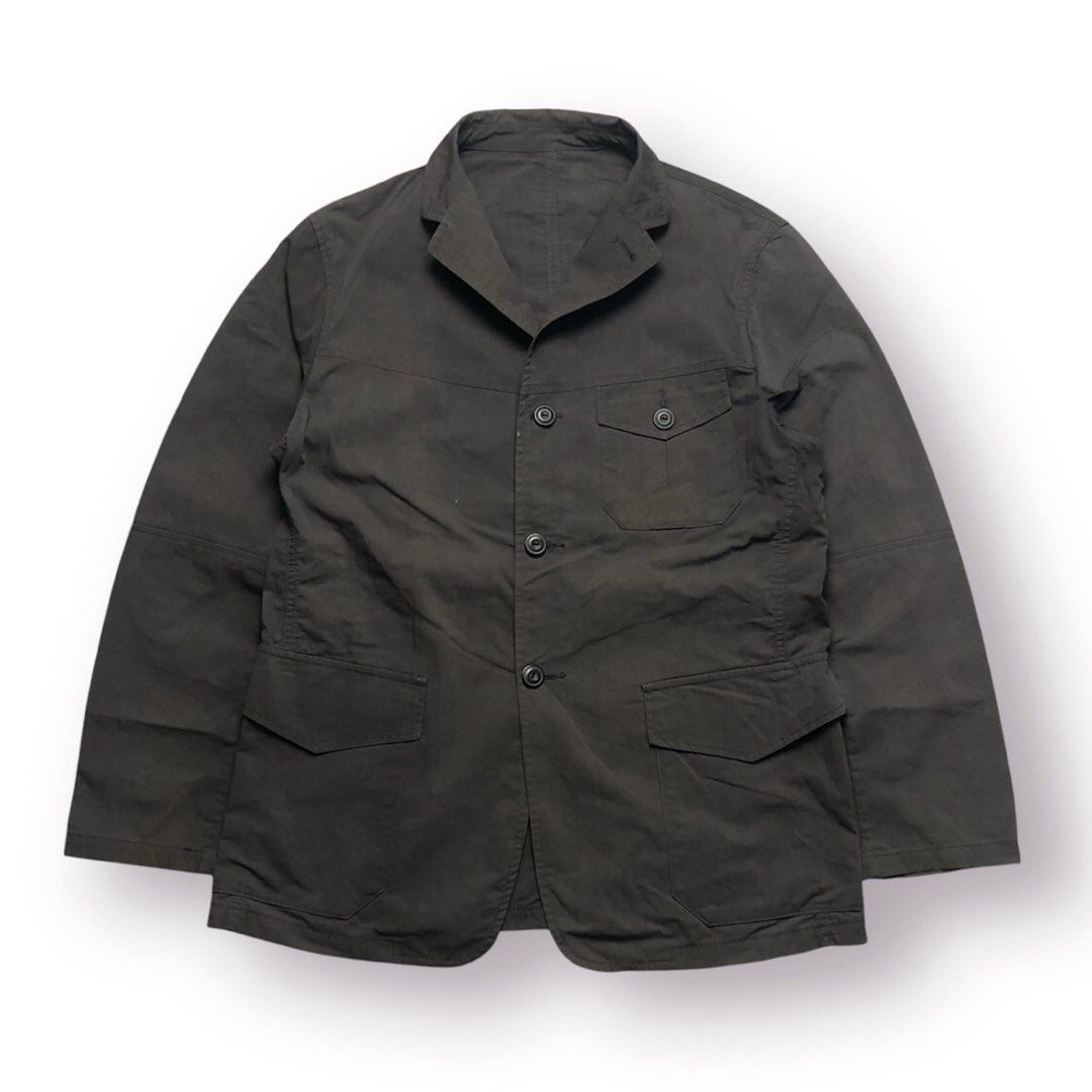Worker Jacket Button PPFM Size Medium (Category: Coats, Jackets and Outerwear) located in Kota Bharu. Submitted by MSs_11 (Listing ID 1454747471, Image 2). Description: ▫️ARMPIT :- 21x29.5 ▫️SAIZ :- MEDIUM ▫️CONDITION :- 8 / 10 ▫️MATERIAL :- 100 POLYESTER •Ada Kesan Kuning..Tapi Tidak Jelas Kelihatan..Perlu Dibasuh.. ❗️REFER TO PICTURE FOR DETAILS❗️ -K110-.