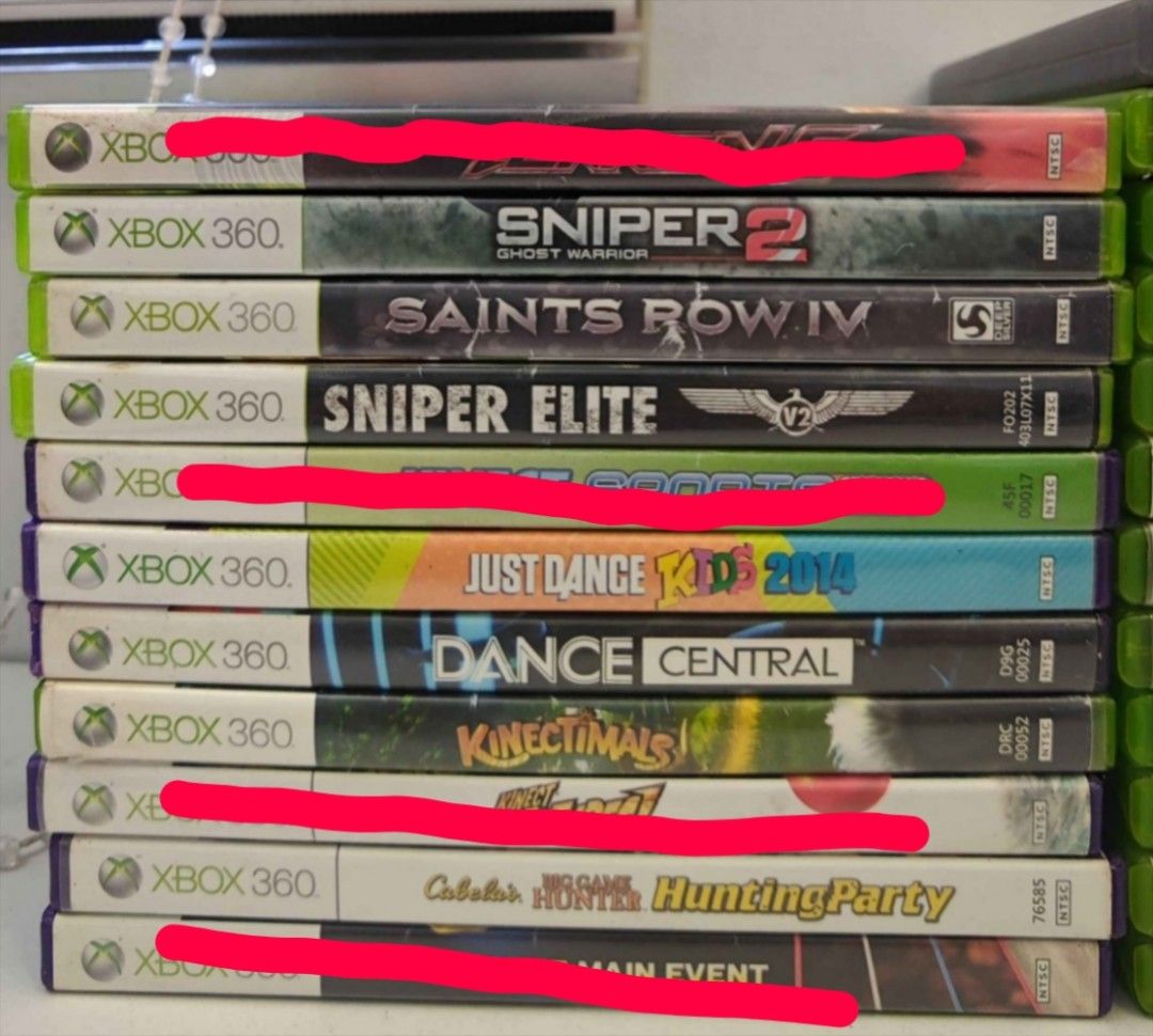 Xbox 360 Games Bundle - Sports, Racing, Fighting, Dance (Category: Xbox) located in Taguig. Submitted by carl_bosing23 (Listing ID 1447708659, Image 3). Description: - Xbox 360 Games Collection - Sports Titles: NBA 2K14, Madden 25, FIFA Soccer 12 - Racing Games: Dirt 3, Need for Speed - Fighting Games: Tekken 6, WWE 2K14 - Dance Games: Just Dance 2014, Dance Central - some more others (see photos) - All discs are in their original cases Taguig Ci