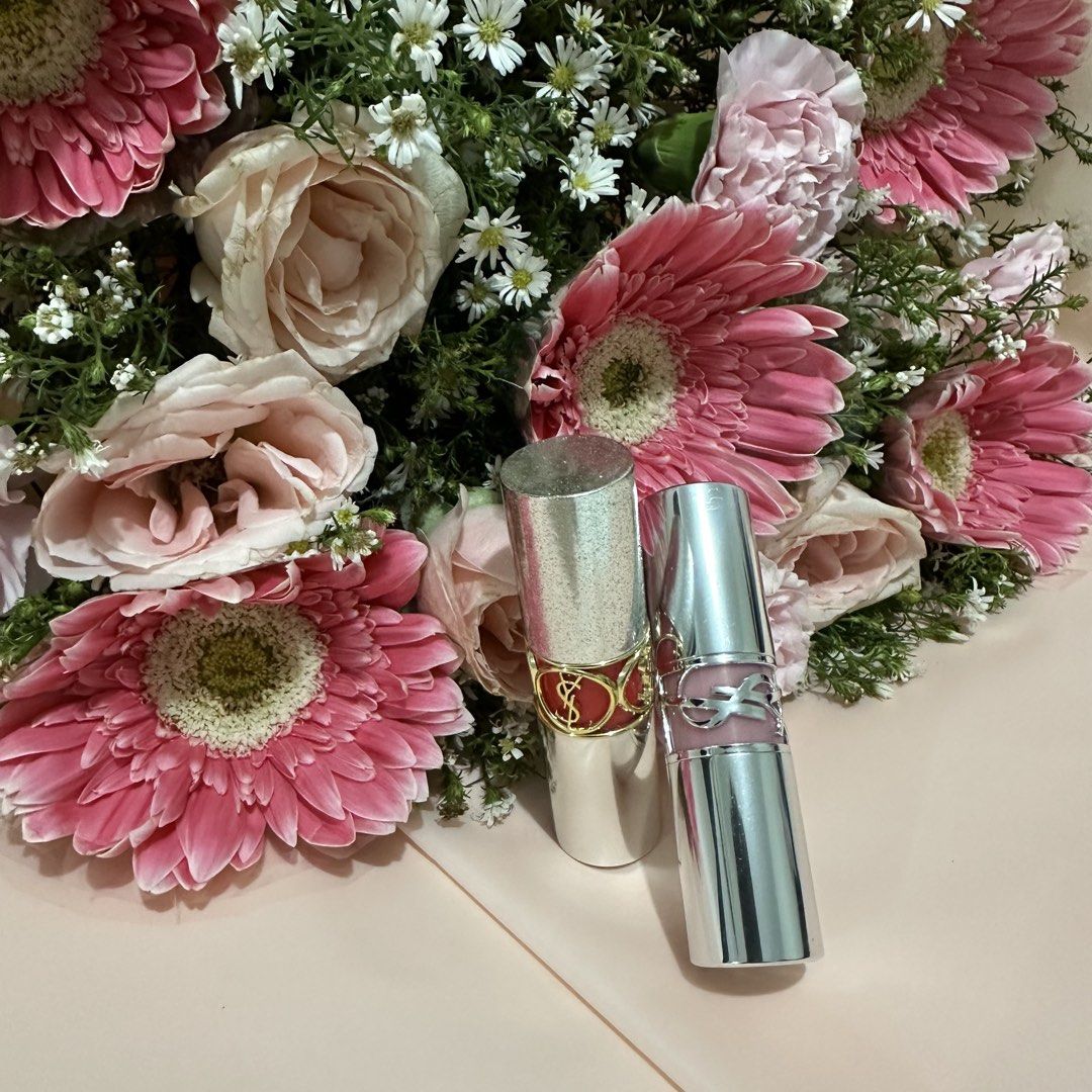 Ysl lipstick bundle AUTHENTIC (with box yung isa) (Category: Makeup) located in Paranaque City. Submitted by yzhyy (Listing ID 1454705198, Image 1). Description: 2500 bundle 1500 each if isa lang bibilhin Loc: Imus.
