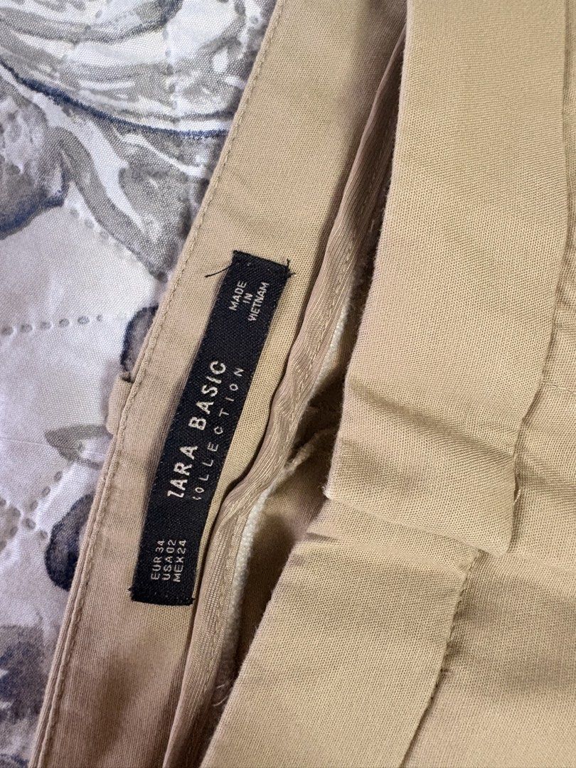 Zara Basic Collection Beige Chinos Pants, Men's Fashion, Bottoms ...