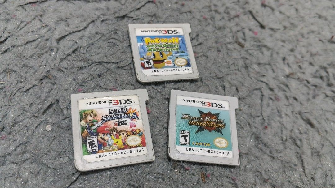 1k only 3DS games bundle (Category: Nintendo) located in Quezon City. Submitted by vonmapa (Listing ID 1459050512, Image 1). Description: 1k only 3ds games take all all US version .