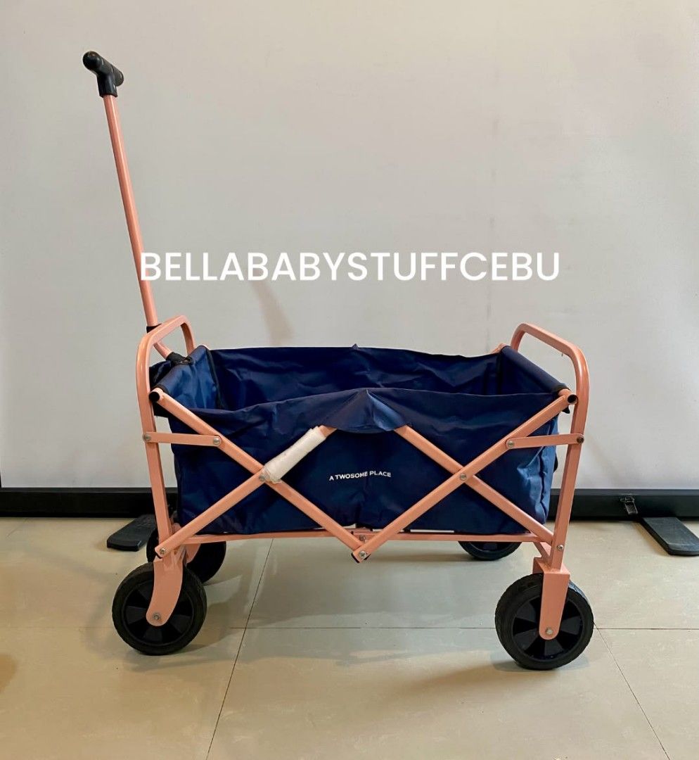 A Twosome Place Mini Wagon (Category: Strollers) located in Cebu City. Submitted by bellababystuffcebu (Listing ID 1458916209, Image 1). Description: A Twosome Place Mini Wagon Preloved in Like New Condition Multipurpose Utility Cart / Wagon approx Max Load 50kg Please see video for Reference https://fb.watch/JilVgpjgsk/? We ship Nationwide! PICK UP TALISAY, Cebu DELIVERY | SHIPPING BUYERS EXPENSE COD AVAILABLE via Grab Lalamove Maxim. Buyer will