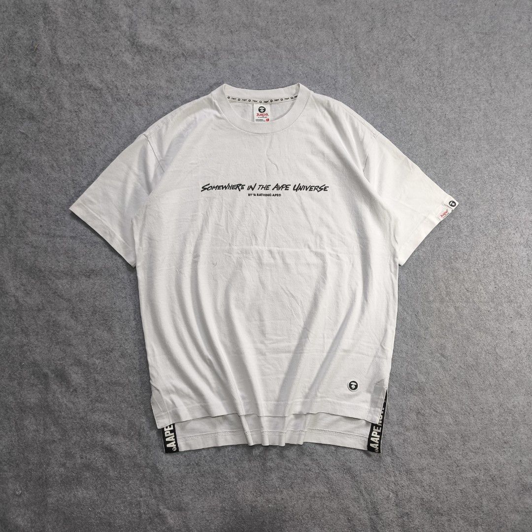 Aape Universe Shirt (Category: Announcements) located in Manila. Submitted by shykes_26 (Listing ID 1458969119, Image 1). Description: Dimensions Width - 22.5 Length - 25 front, 27 back Size on tag - S (best fit M) Issues - None.