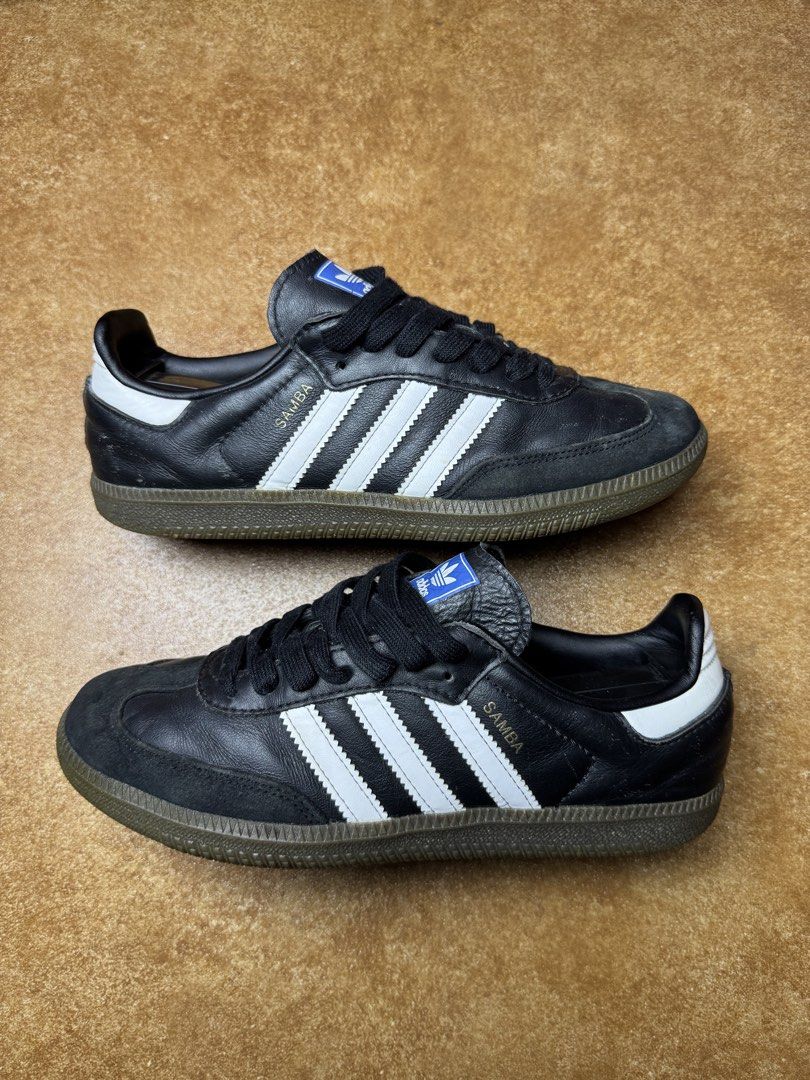 ADIDAS SAMBA (Category: Sneakers) located in Panabo. Submitted by shoerarefinds (Listing ID 1459032346, Image 1). Description: ADI SAMBA “black” SIZE: EU 38 / US 5 1/2 / 23.5 CM Good Condition, minimal heel drags and scratches LOCATION: PANABO CITY, DAVAO DEL NORTE, 8105 1800 FREESHIPPING .