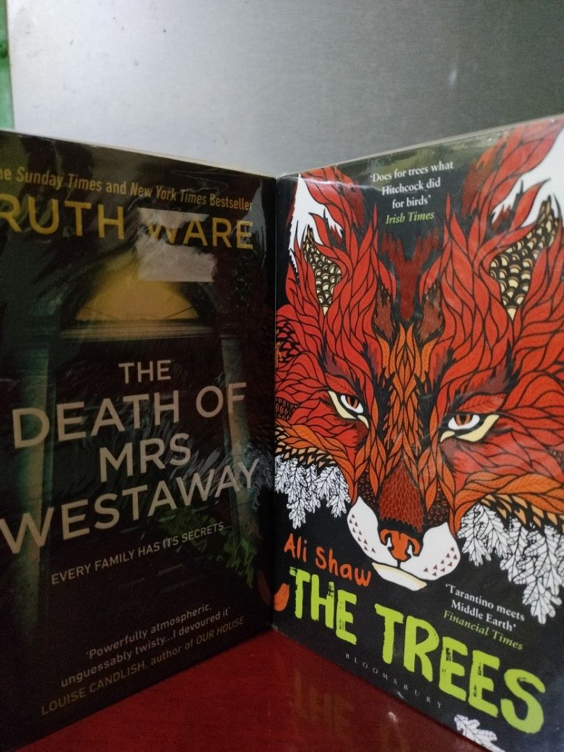 Adult Fiction Bundle (Category: Storybooks) located in Paranaque City. Submitted by _libryan (Listing ID 1459008765, Image 3). Description: Paperbacks in good condition, with minor shelf wear and light to heavy foxing. Payment first via GCash. Delivery via Grab, Lalamove, GGX, or LBC COP. SF will be shouldered by the buyer. A Pagan Place • The Death Of Mrs Westaway • The Time Machine • Death Comes In Through The Kitchen • The Light Between Oceans