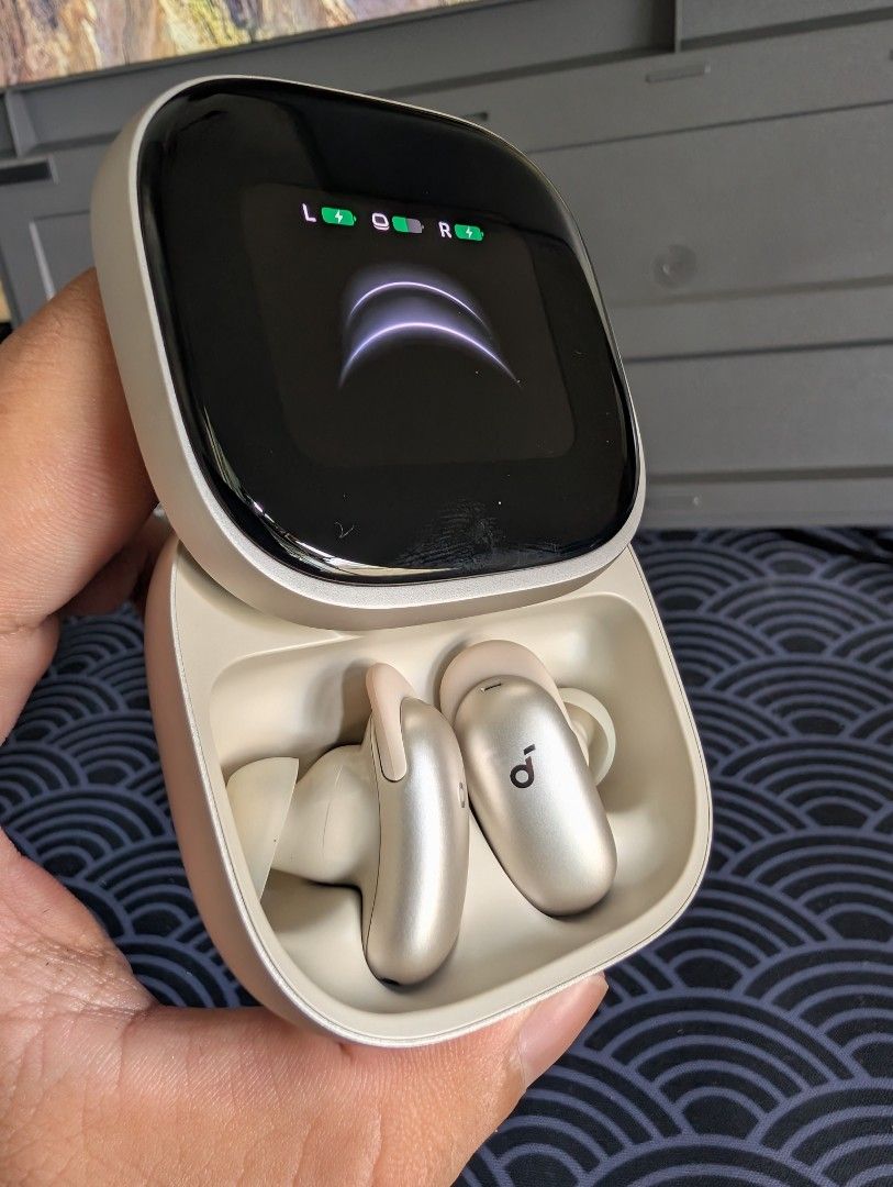 Anker Soundcore Liberty 5 Pro max (Category: Earphones) located in Cabuyao City. Submitted by chrisg69 (Listing ID 1458918938, Image 2). Description: anker liberty 5 pro max brand new seald pa yung earphone wala lang box kaya mura solid pang call built in AI Noise cancelling .