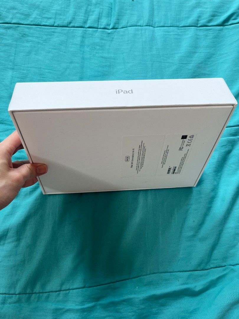 Apple iPad 9th Gen Box (Category: iPad) located in Taguig. Submitted by curatedlux (Listing ID 1459086643, Image 3). Description: Box kept like new/ no flaws/ includes apple stickers.