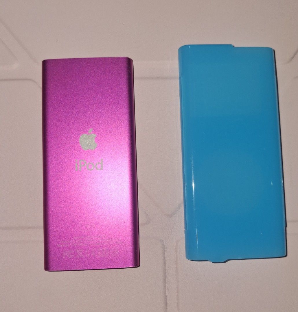 Apple iPod Nano 2nd Gen 4GB Pink (Category: Portable Music Players) located in Manila. Submitted by janeeyren (Listing ID 1458912197, Image 2). Description: Kindly READ before chatting: - Tested and working without issues - Comes with a blue case and charging cable - Battery has been replaced - Screen has no issue when being used but if you tilt the device at a certain angle, there is a scratch (unnoticeable) - Clickwheel has no issue as well - C