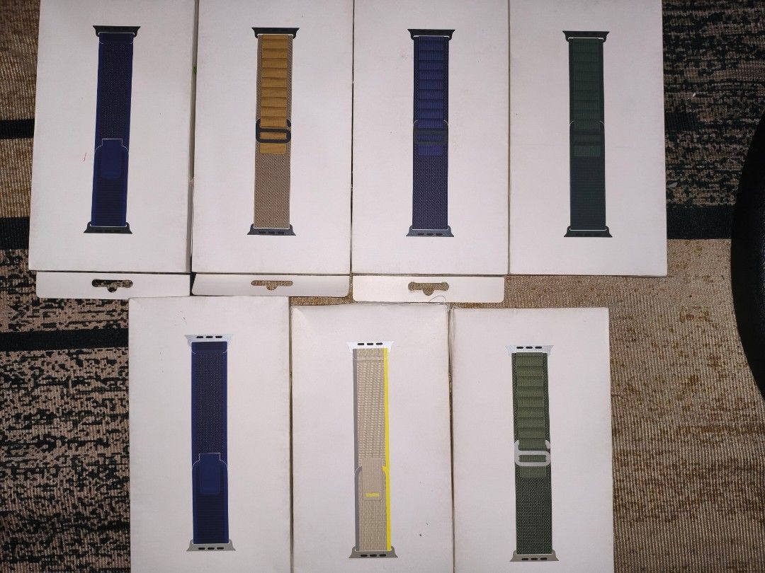Apple Watch 38-49mm Straps Bands (Category: Wearables & Smart Watches) located in Quezon City. Submitted by kentivan21 (Listing ID 1439941876, Image 1). Description: Price Varies per size and color starts @ 1k all authentic from power mac center.