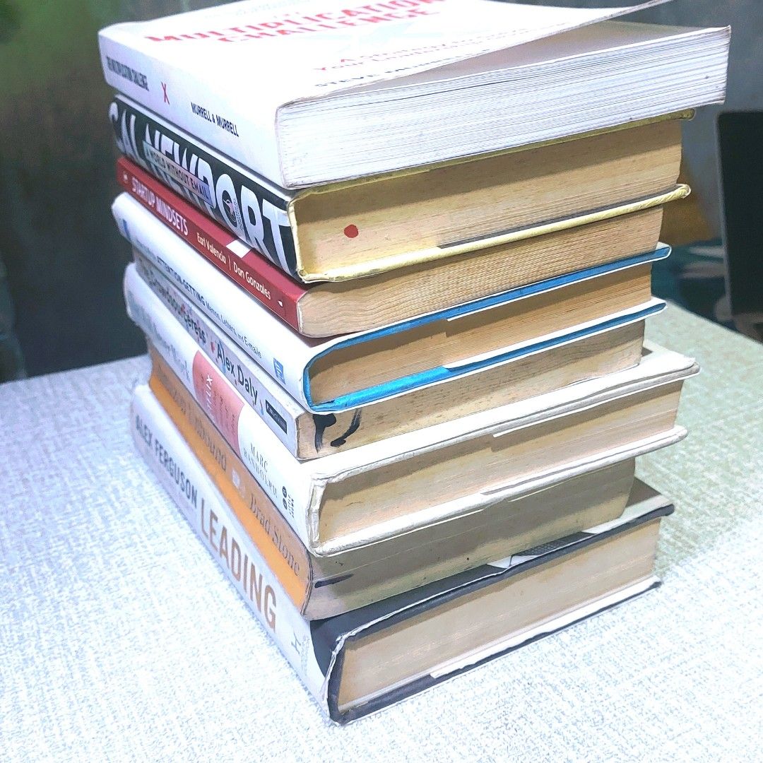 Authentic Business Books for sale! (Category: Announcements) located in Manila. Submitted by booktok_ph (Listing ID 1458939409, Image 3). Description: Pricelist: • Leading (Hardcover) — ₱300 • Amazon Unbound (Paperback) — ₱350 • That Will Never Work (Hardcover) — ₱400 • How to Write Attention-Getting Memos, Letters & E-mails (Hardcover) — ₱300 • Startup Mindsets (Paperback) — ₱350 • A World Without Email (Hardcover) — ₱350 • The Multiplication Ch