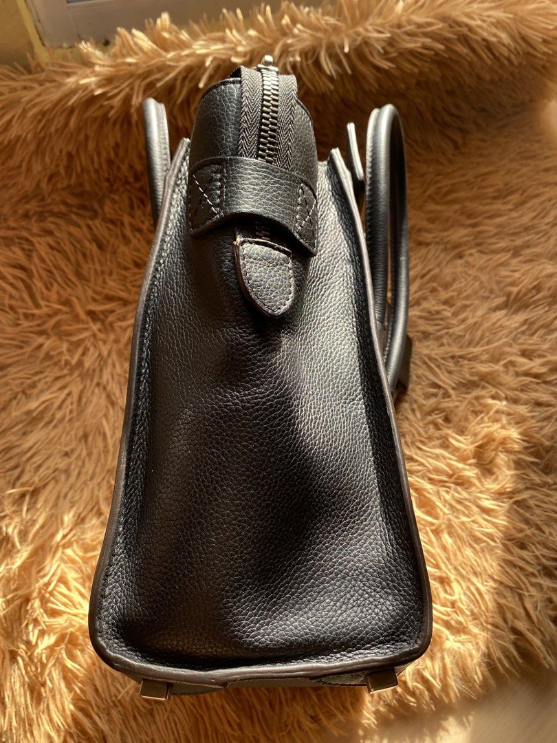 Authentic Céline Micro Luggage Tote bag (Category: Luxury Bags & Wallets) located in Manila. Submitted by sangalangmarvs (Listing ID 1459054974, Image 3). Description: Authentic Celine Micro Luggage Tote 📌 Color: Black 📌 Size: Micro 26x26 📌 Condition: Preloved / Good condition 📌 Bag only ✨ Classic and timeless Celine design ✨ Perfect for everyday use or collection ✨ Selling as-is, please check all photos carefully for the condition and detail