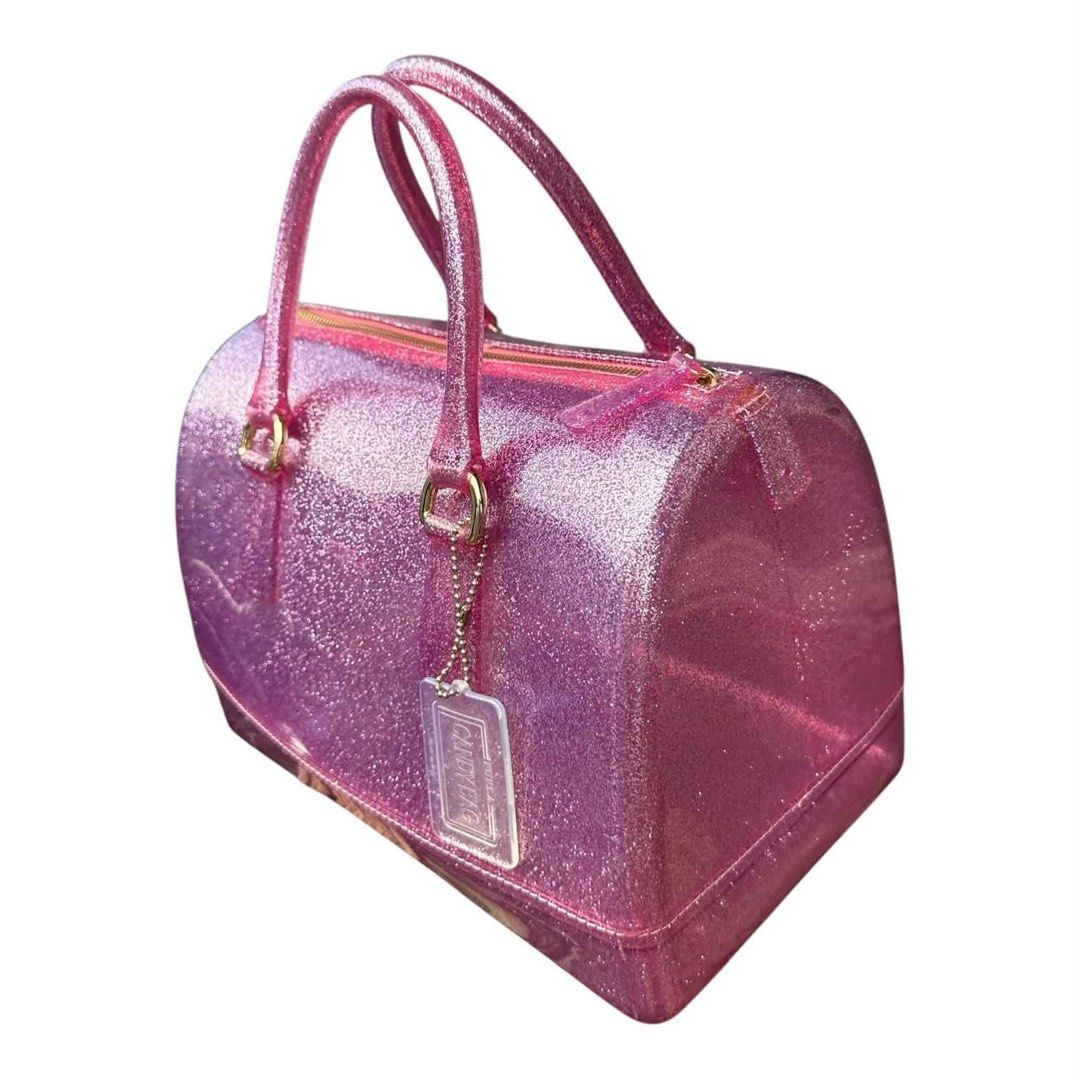 Authentic FURLA (Category: Tote Bags) located in San Fabian. Submitted by rei_aniels (Listing ID 1459034342, Image 2). Description: Authentic FURLA Made in ITALY Candy jelly Bag Super nice in actual Semi large size .