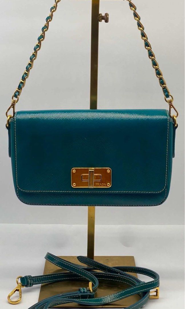 Authentic Prada (Category: Luxury Bags & Wallets) located in Manila. Submitted by chloe_luxuries (Listing ID 1459057352, Image 1). Description: Guaranteed original Prada 2way bag Still in very good condition Comes with long strap only Pm for those interested .