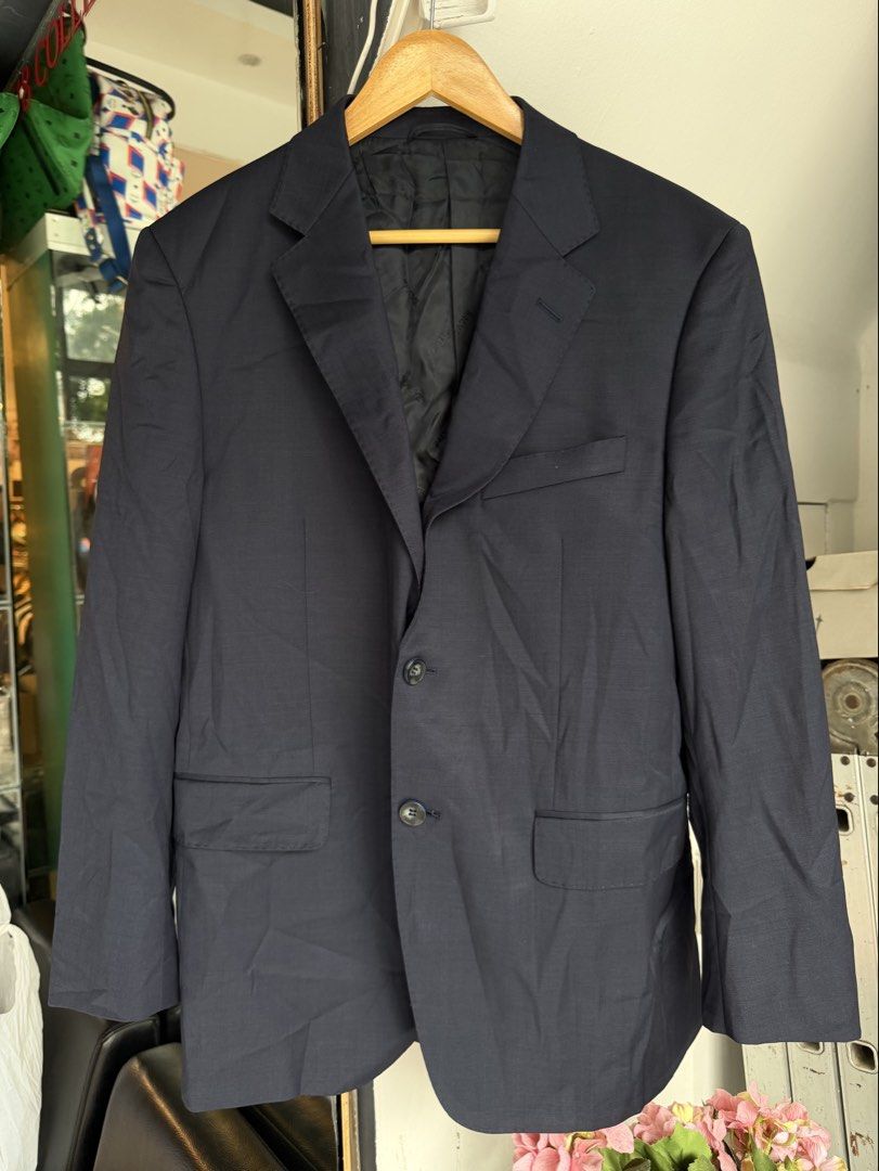 Balmain (Authentic) (Category: Coats, Jackets and Outerwear) located in Quezon City. Submitted by macleen17 (Listing ID 1459068865, Image 1). Description: Balmain (Authentic) Black Color Excellent Condition Wool/polyester Material 6 Regular Fit .