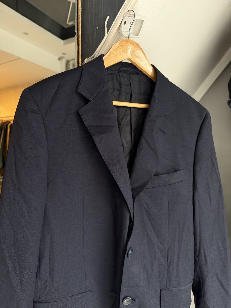 Balmain (Authentic) (Category: Coats, Jackets and Outerwear) located in Quezon City. Submitted by macleen17 (Listing ID 1459068865, Image 2). Description: Balmain (Authentic) Black Color Excellent Condition Wool/polyester Material 6 Regular Fit .