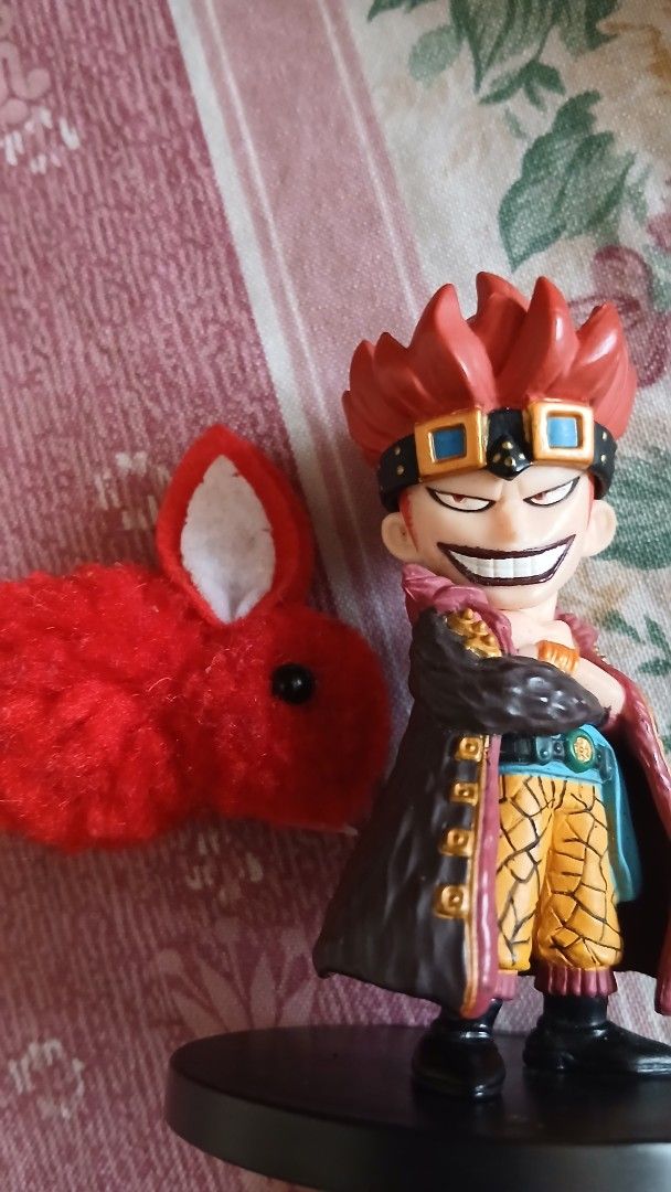 Banpresto World Collectable Figure (WCF) Eustass Kid (Category: Figurines & Statues) located in Manila. Submitted by emaserans (Listing ID 1458953840, Image 1). Description: Red bunny to mark original photo by Xena von Scarlette. I typically reply within 1 hour for business messages. Please be patient with me! 🙇‍♀️ Bought second-hand for Php250 Model: Banpresto World Collectable Figure (WCF) Brand: Banpresto Series: One Piece Character: Eustass 
