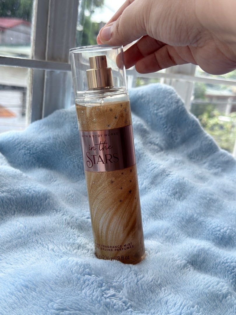 Bath & Body Works - In the Stars (Category: Fragrance & Deodorants) located in Las Pinas. Submitted by monicaspreloved (Listing ID 1458948028, Image 3). Description: Used max of 20 sprays only 97% full Last price posted already, this is good as new Ka level nung top part ng label ang laman RFS: No longer using it. Takaw tingin lang when I bought this 😅 MOP: Bank transfer only Shipping: J&T or Grab/Lalamove.