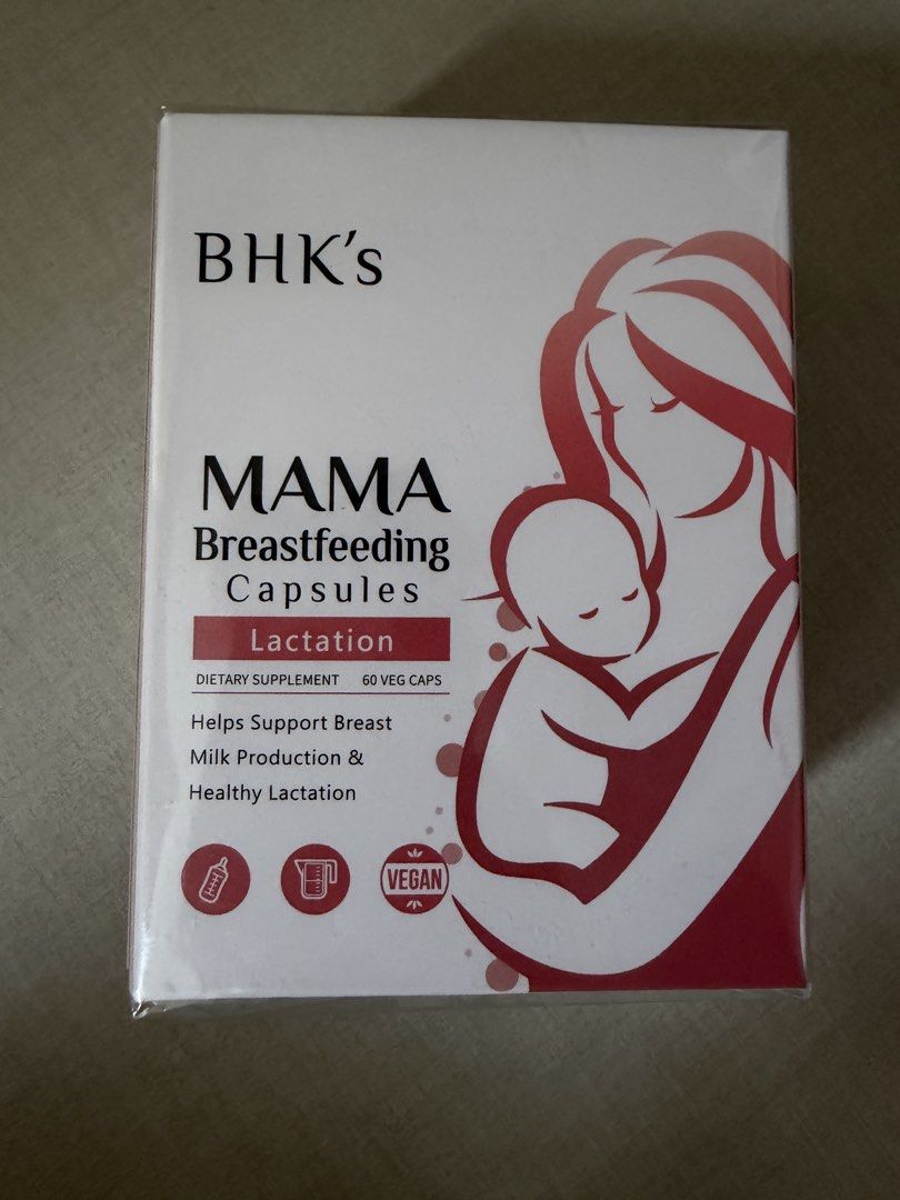 BHK's 孕媽咪哺乳倍乳 60粒裝 （分類：孕婦用品）位於 Hong Kong。 由 biebie_lam 提交（商品編號 1458940030，圖片 2）。簡介： $190盒，有三盒，全新未拆 順豐到付，有其他母嬰產品售賣，歡迎查詢。