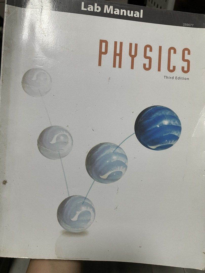 BJU Physics Lab Manual Third Edition (Category: Textbooks) located in Quezon City. Submitted by mammamea (Listing ID 1459057449, Image 1). Description: - Physics Lab Manual, Third Edition - Ideal for physics students - Includes experiments and procedures - Aids in understanding physics concepts - Useful for coursework and lab requirements.