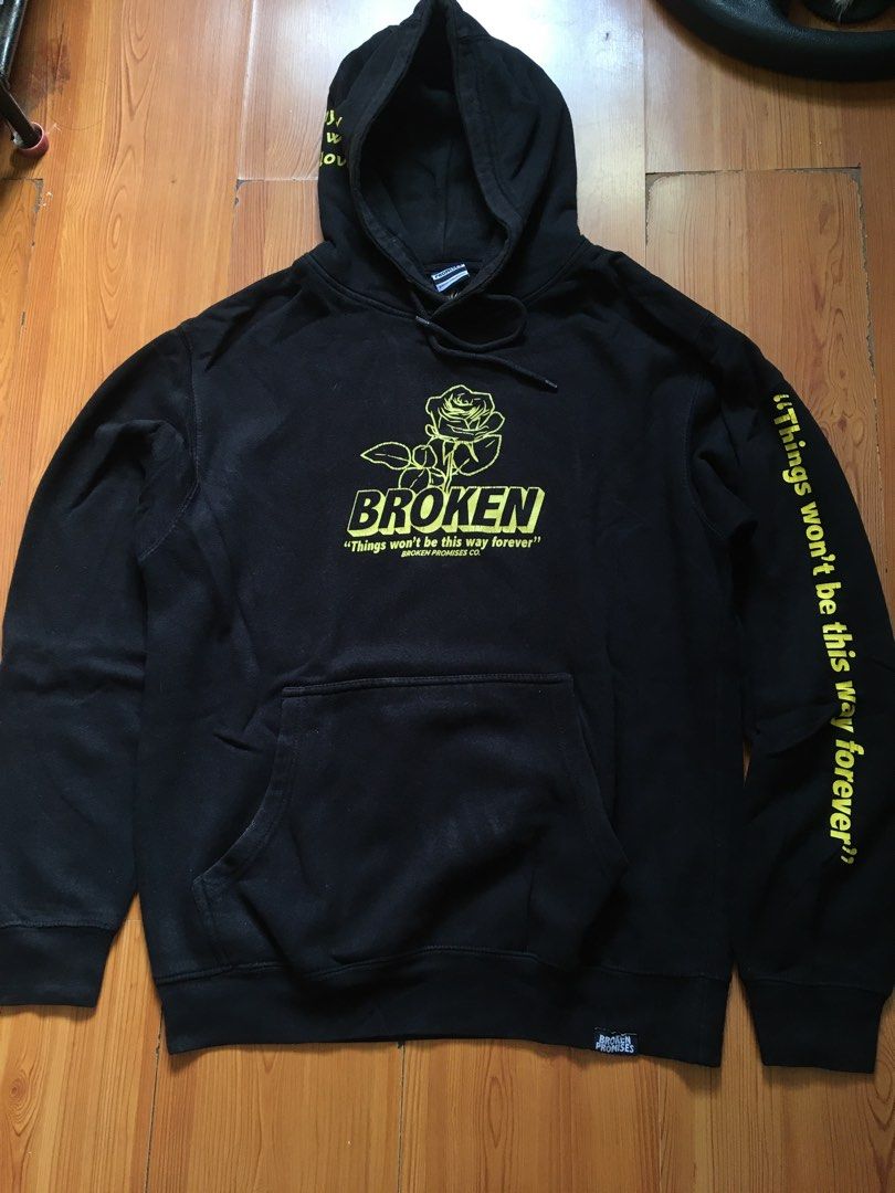 Broken promises hoodie (Category: Coats, Jackets and Outerwear) located in San Juan City. Submitted by sashoppeepipi (Listing ID 1458889206, Image 1). Description: .