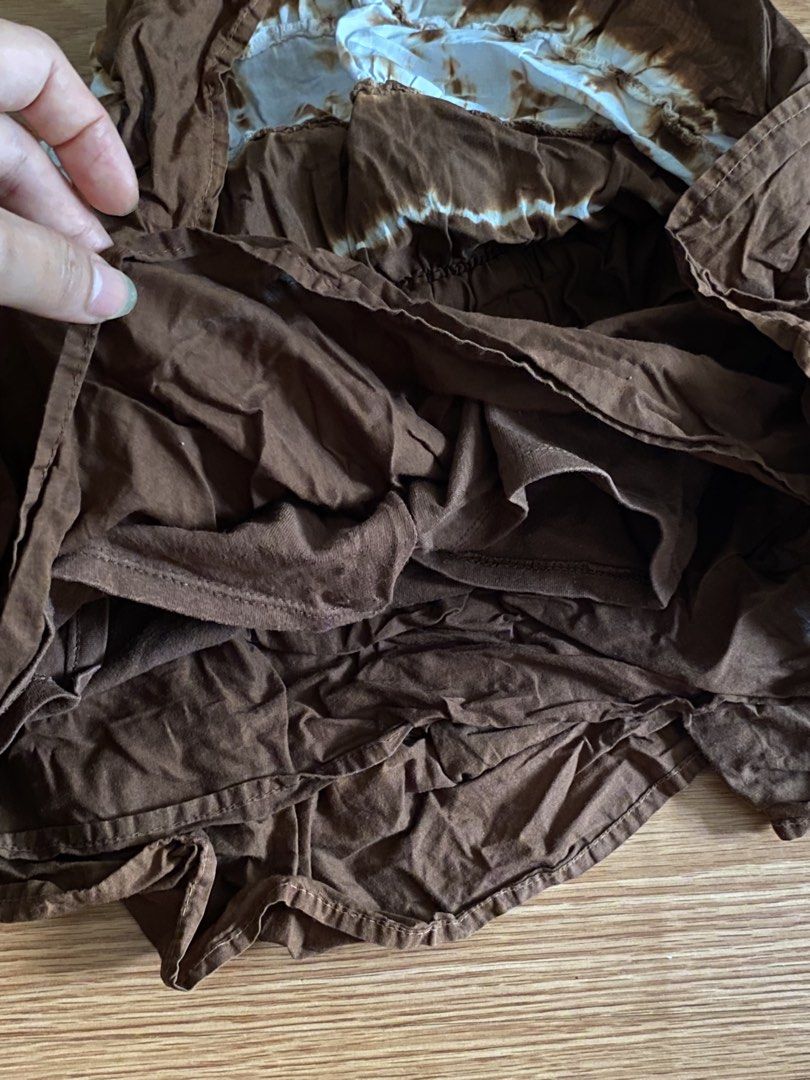 Brown and White Tie-Dye Tiered Skort (Category: Skirts) located in Quezon City. Submitted by dcbys (Listing ID 1458949307, Image 3). Description: never used like bnew .