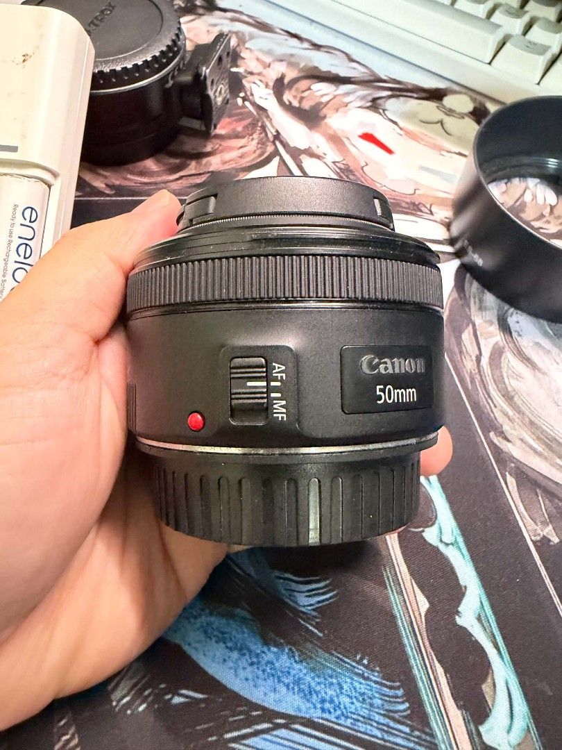 Canon EF lens 50mm 1.8 STM (Category: Camera Bags & Carriers) located in Santa Cruz. Submitted by jamezxcqwer (Listing ID 1458928130, Image 1). Description: Canon EF Lens 50mm 1.8 STM w/ K&F UV - SOLD CANON HG-100TBR Tripod grip & Remote - SOLD Panasonic Enelope Battery with charger - 1k Boya BY-XM6-K2 compact ultra-compact 2.4GHz dual-channel wireless microphone- 5,000 Viltrox EF- EOS M lens Mount AF to Canon EF adapter - 1,500 ref: nabenta na a