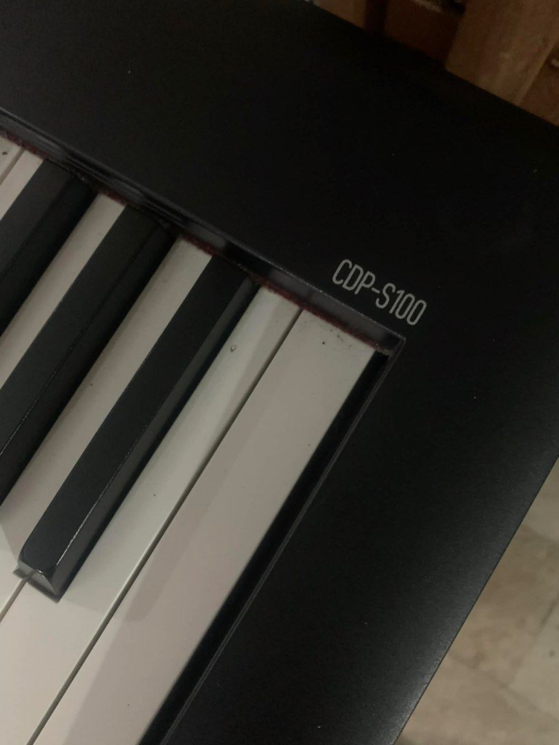 Casio CDP-S100 Digital Piano with Stand (Category: Musical Instruments) located in Manila. Submitted by fleurdebelle (Listing ID 1459057253, Image 3). Description: Casio CDP-S100 digital piano with full keyboard, stand, music rest, and power adapter. Perfect for beginners and practice. Flaws: The keys need to be cleaned. There are 7-9 keys not working (DM for more info) RFS: I’m not using it anymore and stopped learning during the pandemic. Price