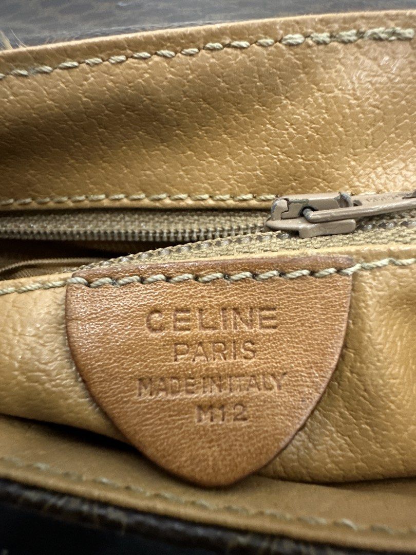 Celine Macadam Canvas Crossbody Bag (Category: Luxury Bags & Wallets) located in Baguio. Submitted by luxukayukay (Listing ID 1458979606, Image 3). Description: - Classic Celine crossbody bag - Iconic Macadam print - Genuine leather trim and strap - Interior zippered pocket - Made in Italy - A timeless and stylish piece.