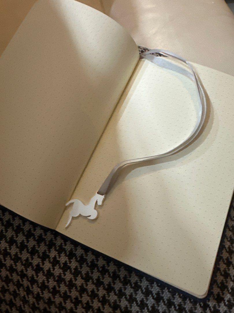 CHAGEE Notebook - Constellation Blue (Category: Stationery & School Supplies) located in Makati City. Submitted by bbbcc137 (Listing ID 1459013500, Image 2). Description: Brand new and original CHAGEE notebook! 🧋📘 - Hard bound cover - Built in bookmark - Dotted pages - Thick and good quality paper Product name: Notebook - Constellation Blue Main material: Cover-Mounted Fabric & Inner-80g Writing Paper.