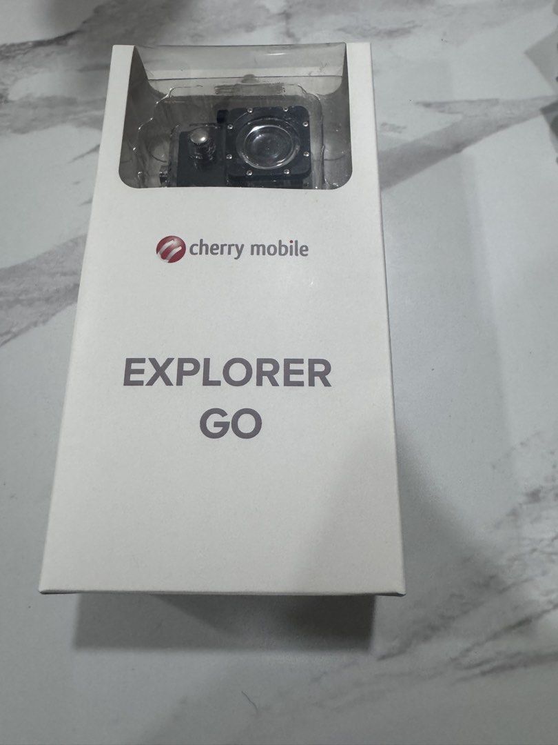Cherry Mobile Explorer GO Action Camera (Category: Cameras) located in Las Pinas. Submitted by vanethneth (Listing ID 1458968328, Image 1). Description: - Cherry Mobile Explorer GO Action Camera - Records video in 1080p and 720p at 30fps - Features a 2-inch HD LCD display - Wide 140-degree lens - Waterproof up to 30 meters - Supports up to 32GB SD card - Convenient Type-C charging - Includes battery, charging cable, waterproof case, helmet suppor