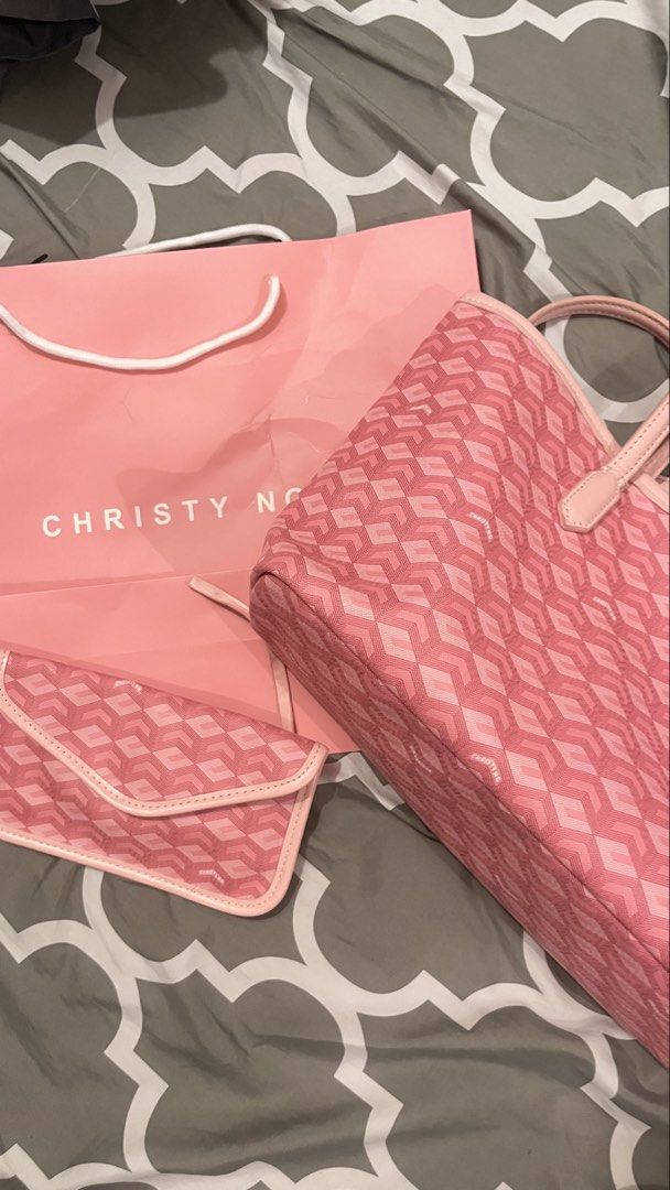 Christy Ng Bag (Category: Shoulder Bags) located in Manila. Submitted by niah.gzls (Listing ID 1458894316, Image 2). Description: selling my personal Christy Ng Russo Bag in Pink, still negotiable ^^ meet up alimall cubao starbucks or deliver via lalamove/jnt note: this is used bag not NEW but still look new (need wash) NOTE: WAG NA MAG MESSAGE KUNG HINDI BIBILIN SAYANG SA ORAS .