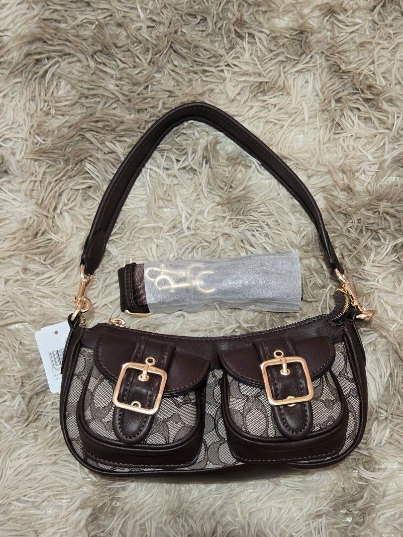 Coach Aston Baguette Bag (Category: Shoulder Bags) located in Manila. Submitted by humblecloset (Listing ID 1458138083, Image 3). Description: 🇻🇳 Made in Vietnam Available colors: Pink, Black, Dark Brown & Tan Limited stocks available — message us to order! .