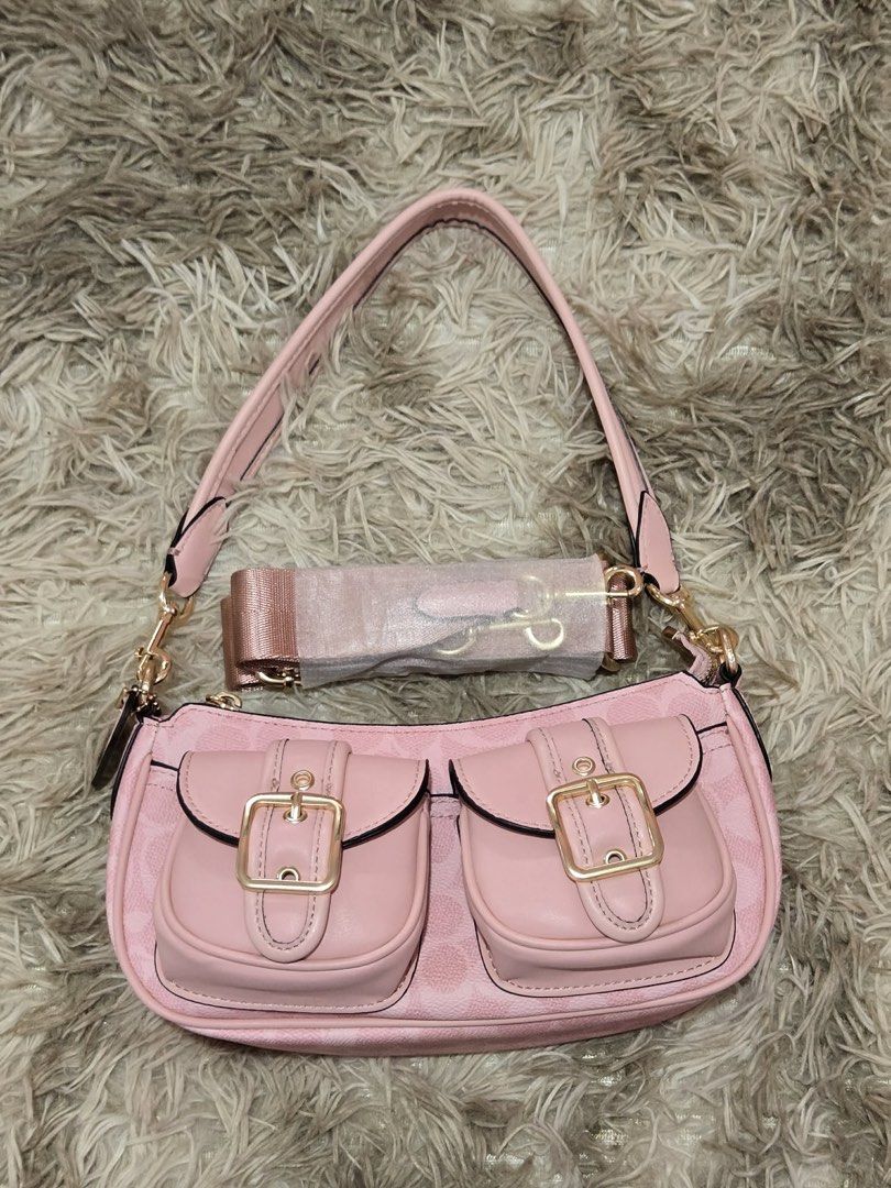 Coach Aston Baguette Bag (Category: Shoulder Bags) located in Manila. Submitted by humblecloset (Listing ID 1458138083, Image 2). Description: 🇻🇳 Made in Vietnam Available colors: Pink, Black, Dark Brown & Tan Limited stocks available — message us to order! .