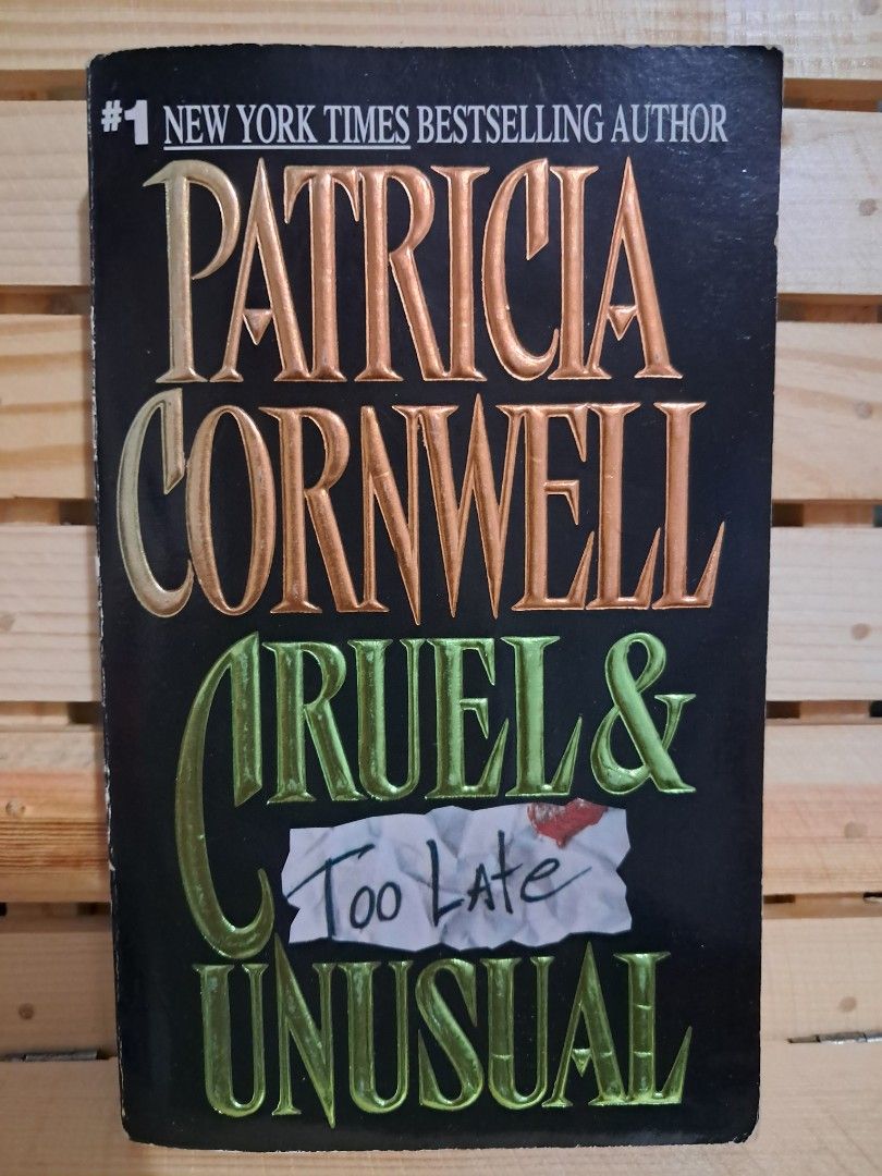 Cruel & Unusual by Patricia Cornwell (Category: Storybooks) located in Caba. Submitted by alyssa.m. (Listing ID 1458920389, Image 1). Description: pm for more pics.
