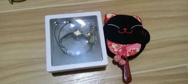 Cute Cat Bracelet with Mirror and Gift Box (Category: Other Accessories) located in Gapan. Submitted by montesnora80204 (Listing ID 1458986484, Image 3). Description: .