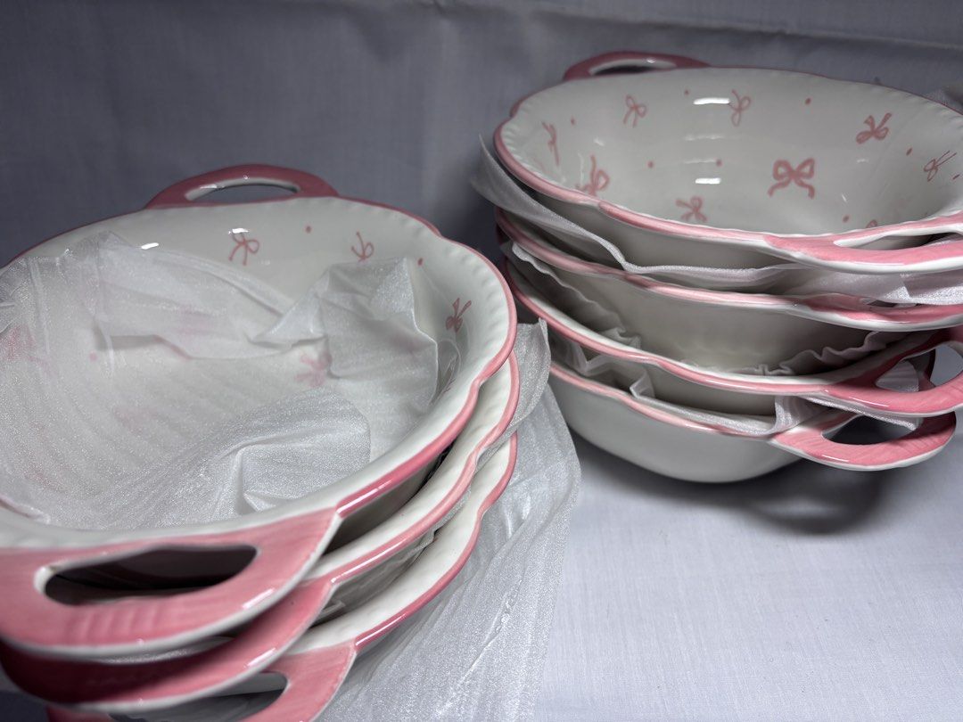 Cute Ceramic Bowls with Handles (Category: Dinnerware & Cutlery) located in Sablan. Submitted by 21enygrace.ph (Listing ID 1459005791, Image 1). Description: 180.00 EACH.
