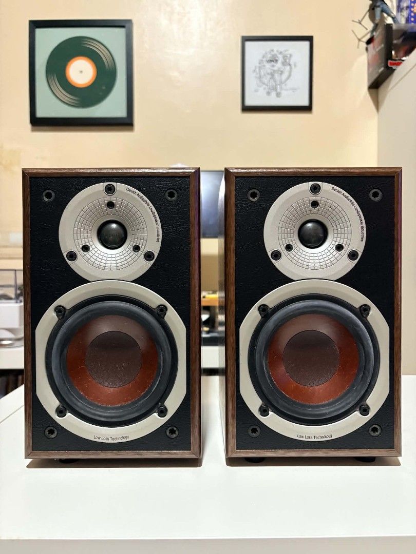 DALI Spektor 1 Bookshelf Speakers (Pair) (Category: Soundbars, Speakers & Amplifiers) located in Pasig City. Submitted by swooshph (Listing ID 1459040373, Image 1). Description: - DALI Spektor 1 bookshelf speakers - Beautiful wood grain finish - MINT, Excellent working condition - Original grilles are included 11.500 pesos for sale only. rfs: upgrade.