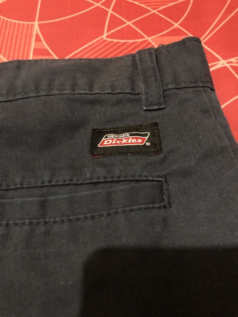 Dickies Men's Shorts Navy Blue Cargo Style (Category: Shorts) located in Manila. Submitted by gobvs222 (Listing ID 1459068182, Image 2). Description: - Navy blue Dickies cargo shorts - Classic fit, perfect for everyday wear - Functional side pockets - Signature Dickies logo patch on back pocket - Secure button and zip closure.