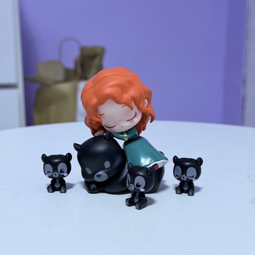 Disney Brave Merida & Bear Cubs Figurine Set (Category: Figurines & Statues) located in Cavite. Submitted by jycmrcd (Listing ID 1458988372, Image 2). Description: - Adorable Merida and bear cubs figurine set. - Ideal for Disney enthusiasts and collectors. - Excellent display piece for desks or shelves. - Features well-detailed character craftsmanship. - Brings a touch of magic to any room..