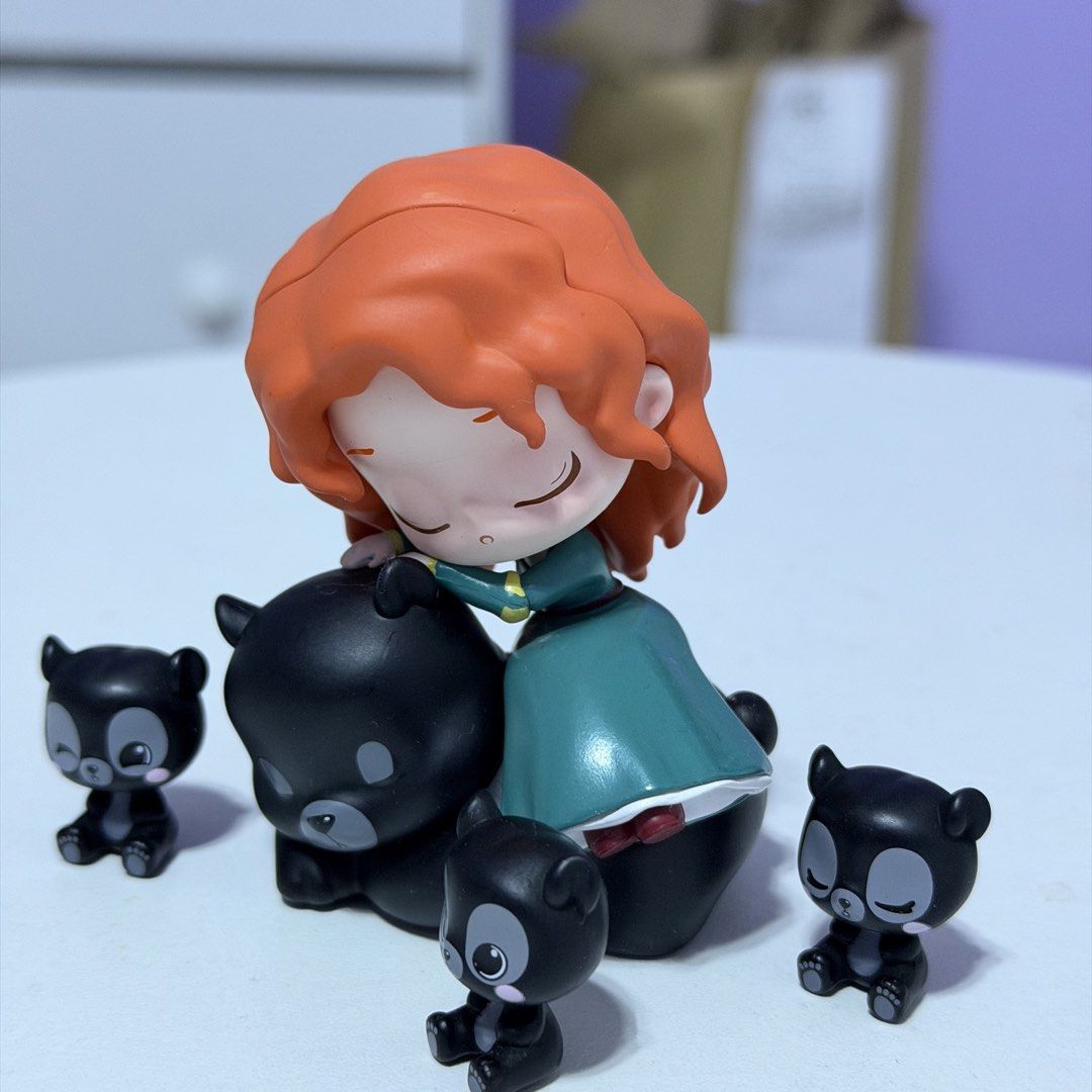 Disney Brave Merida & Bear Cubs Figurine Set (Category: Figurines & Statues) located in Cavite. Submitted by jycmrcd (Listing ID 1458988372, Image 3). Description: - Adorable Merida and bear cubs figurine set. - Ideal for Disney enthusiasts and collectors. - Excellent display piece for desks or shelves. - Features well-detailed character craftsmanship. - Brings a touch of magic to any room..