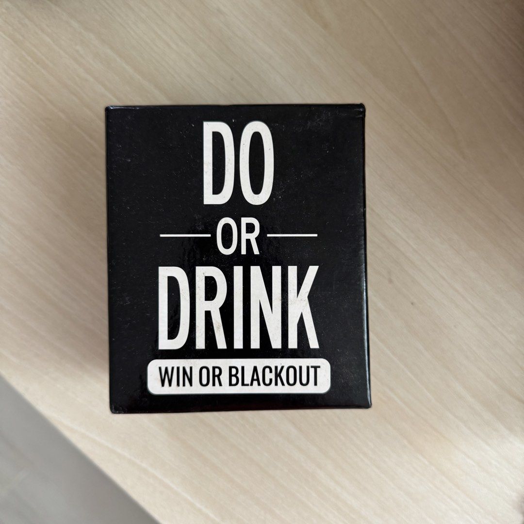 Do or Drink drinking card game (Category: Board Games & Puzzles) located in Paranaque City. Submitted by ursaturdayfaves (Listing ID 1458931232, Image 1). Description: .