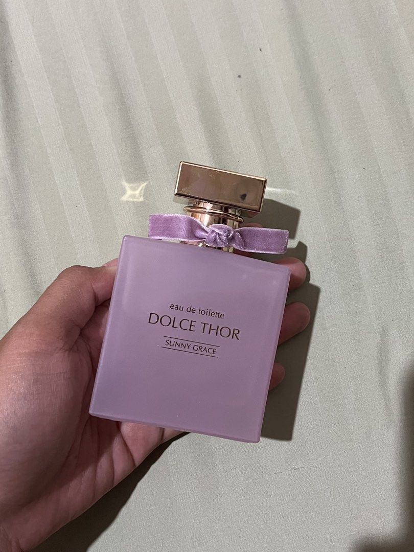 Dolce Thor Eau de Toilette — Silky Mellow (Category: Fragrance & Deodorants) located in Bago City. Submitted by jobelleg12 (Listing ID 1459024337, Image 1). Description: Only sprayed once.
