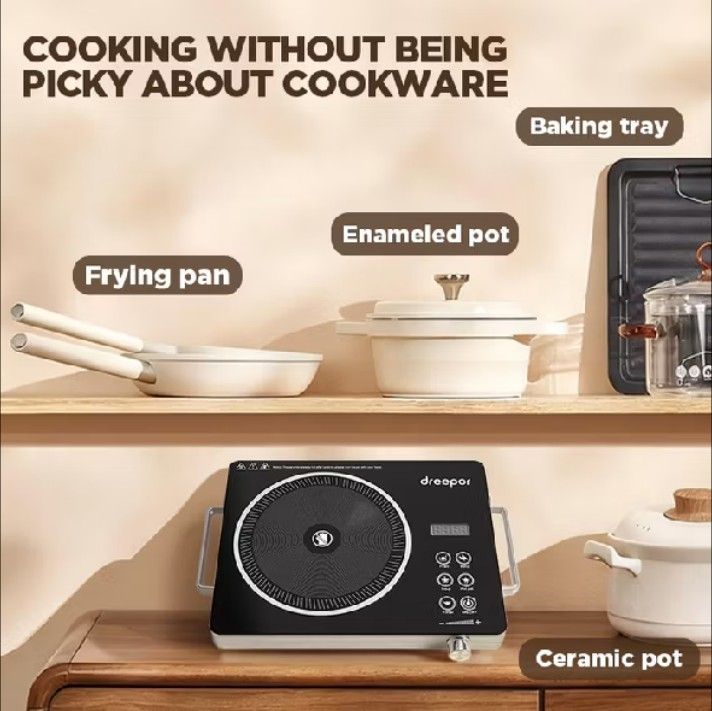 Dreepor 2200W Infrared Cooker - Fast Heating, Multi-level Adjustable (Category: Cookers) located in Caloocan City. Submitted by mysticocean-122d (Listing ID 1459049924, Image 2). Description: COD NATIONWIDE .