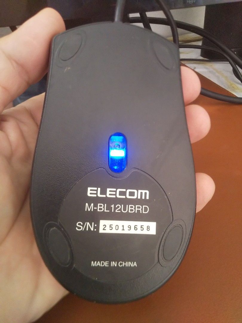 ELECOM M-BL12UBRD Wired Optical Mouse Red, Computers & Tech, Parts ...