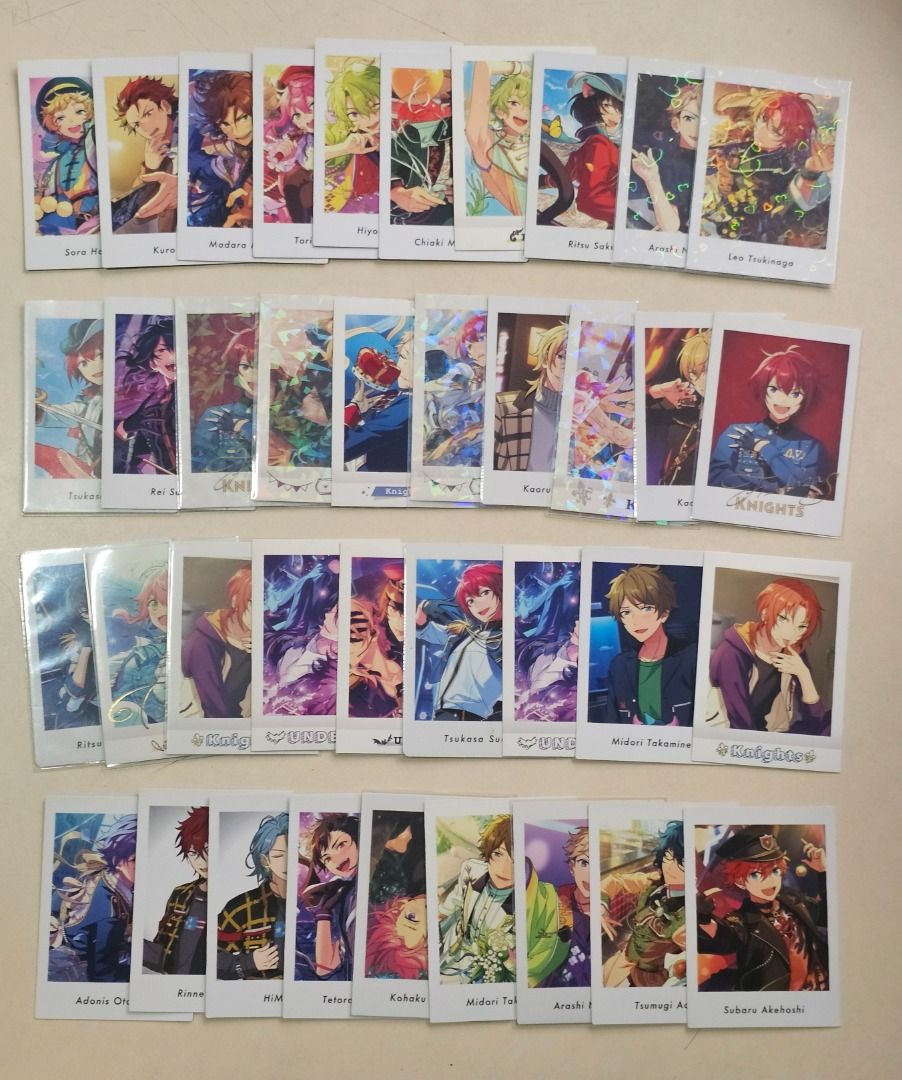 Ensemble Stars - Random Pashas (Category: Raw Singles) located in Pasig City. Submitted by fun4re (Listing ID 1458986173, Image 1). Description: 1-10pcs: 30php each 10+ pcs: 25php each [DM FOR AVAILABILITY‼️] - ❌️ Sensitive Buyers - You can DM for more pictures / to check conditions - Location: Pasig City, NCR - MOP: Gcash - Delivery Options: Lalamove, Flash, J&T.
